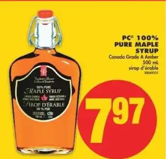 No Frills 100% Pure maple syrup offer