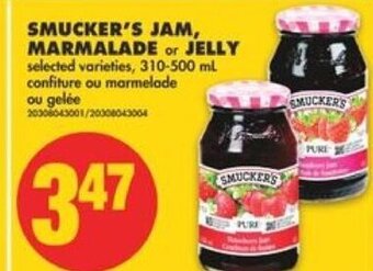 No Frills Smucker's jam marmalade or jelly offer