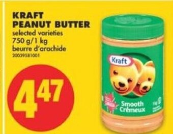 No Frills Kraft peanut butter offer