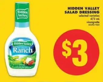 No Frills Hidden valley salad dresing offer