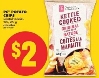 No Frills Potato chips offer
