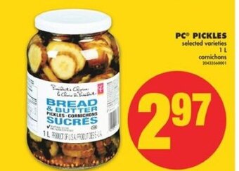 No Frills Pc pickles offer