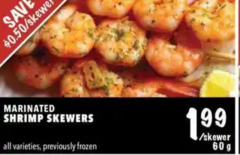 Farm Boy Shrimp skewers offer