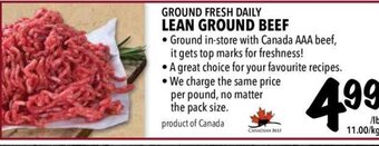 Farm Boy Lean ground beef offer