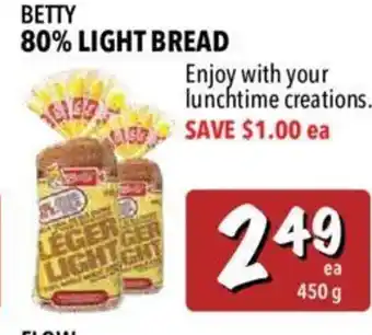 Farm Boy Betty 80% light bread offer