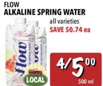 Farm Boy Alkaline spring water offer