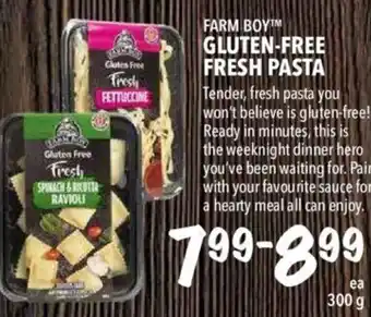 Farm Boy Gluten-free fresh pasta offer
