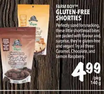 Farm Boy Gluten-free shorties offer