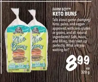 Farm Boy Keto buns offer