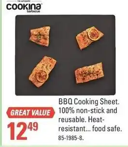 Canadian Tire BBQ Cooking Sheet offer