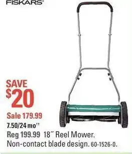 Canadian Tire Non-contact blade design offer