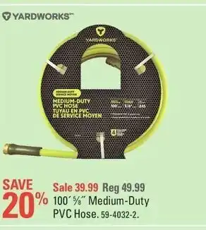 Canadian Tire 100 Medium-Duty PVC Hose offer