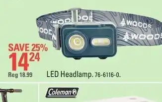 Canadian Tire Led headlamp offer