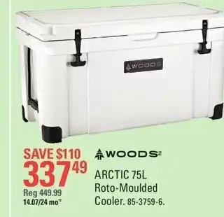 Canadian Tire Roto moulded cooler offer
