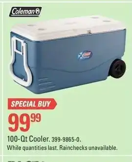Canadian Tire 100 Qt Cooler offer