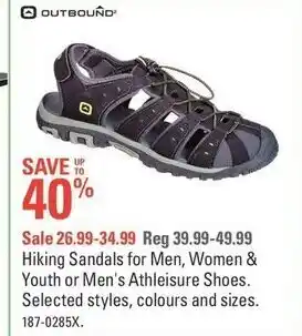 Canadian Tire Hiking sandals for men offer