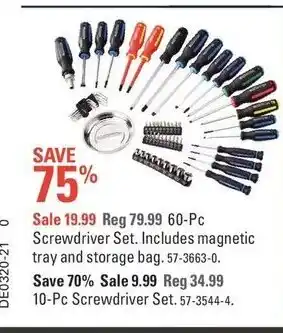 Canadian Tire Screwdriver Set Includes magnetic offer