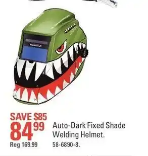 Canadian Tire Auto-Dark Fixed Shade Welding Helmet offer