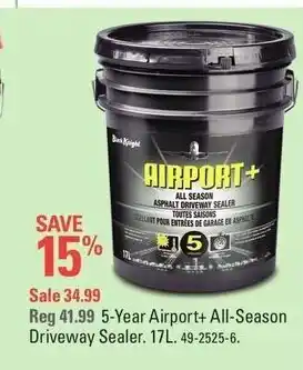 Canadian Tire All-season driveway sealer offer