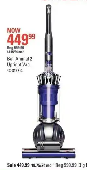 Canadian Tire Ball animal 2 upright vac offer