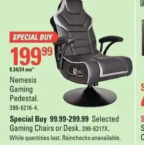 Canadian Tire Gaming chair or desk offer