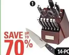 Canadian Tire Cuisinart japanese steel knife block offer
