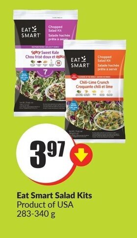 FreshCo Eat smart salad kits offer