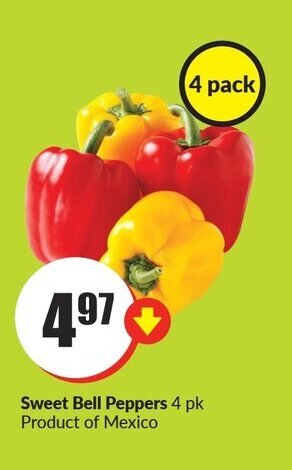 FreshCo Sweet bell peppers offer