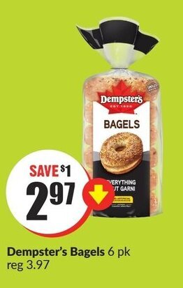 FreshCo Dempster's bagels offer