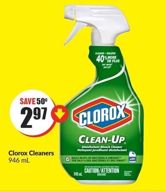 FreshCo Clorox cleaners offer