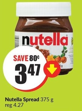 FreshCo Nutella spread offer