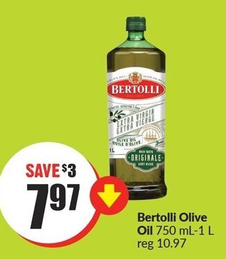 FreshCo Bertolli olive oil offer