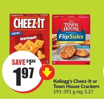FreshCo Kellogg's cheez-it or town house crackers offer