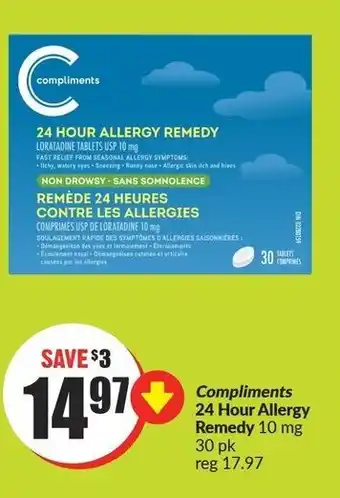 FreshCo Compliments 24 hour allergy remedy offer