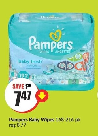 FreshCo Pampers baby wipes offer