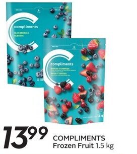 Safeway COMPLIMENTS frozen fruit offer