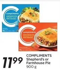 Safeway COMPLIMENTS shepherd's or farmhouse pie offer