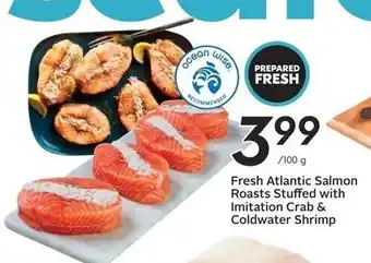 Safeway Fresh Atlantic Salmon Roasts Stuffed with Imitation Crab offer