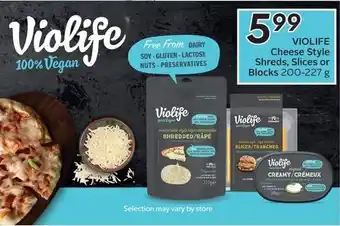 Safeway Violife Cheese Style Shreds, Slices or Blocks offer