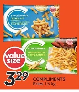 Safeway Compliments Fries offer