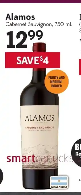 Safeway Alamos Cabernet Sauvignon 750ml offer