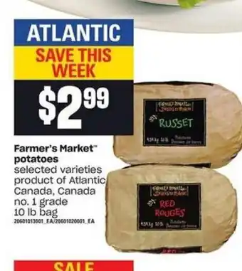 Atlantic Superstore Farmer's Market Potatoes offer