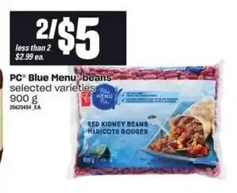 Atlantic Superstore PC Blue Menu Beans offer