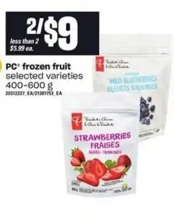Atlantic Superstore PC Frozen Fruit offer