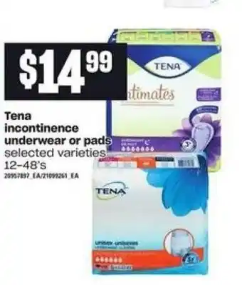 Tena Incontinence