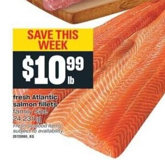 Independent Grocer Fresh Atlantic Salmon Fillets offer