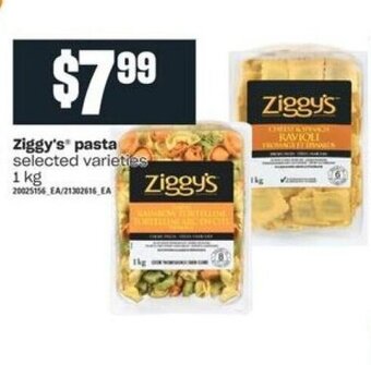 Independent Grocer Ziggy's Pasta offer