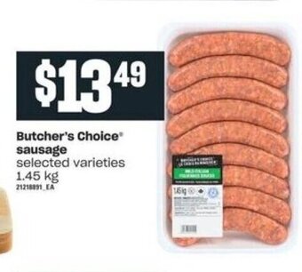 Independent Grocer Butcher's Choice Sausage offer