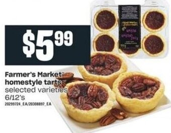 Independent Grocer Farmer's Market Homestyle Tarts offer
