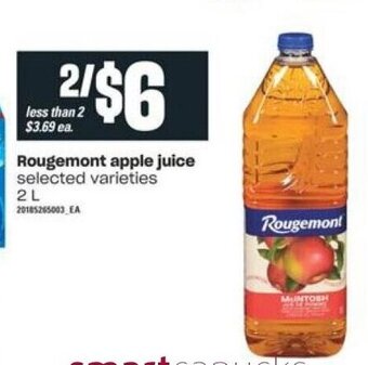 Independent Grocer Rougemont Apple Juice offer
